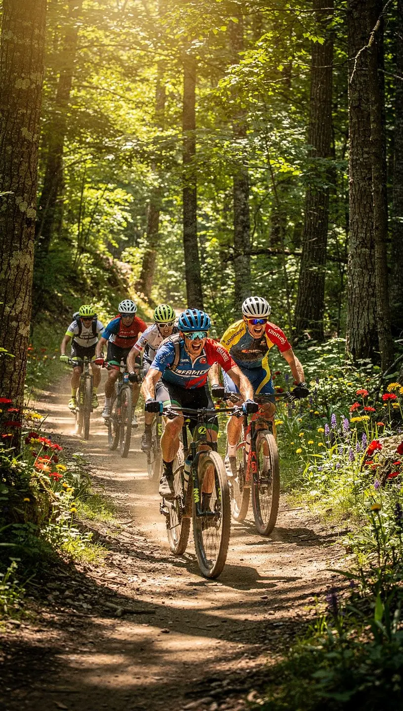 Gaujas nacionālā parka mežs ar saulainu takas ainavu.